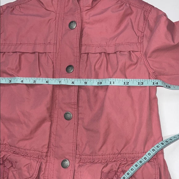 GAP Kids' Rose Twill Jacket with Hood - Picture 9 of 11